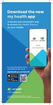 Picture of my health app DL Flyer - Download